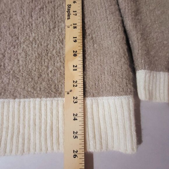 Soft Surroundings Women Colorblock Pullover Sweater Wool Alpaca Quiet Luxury New - Picture 6 of 11
